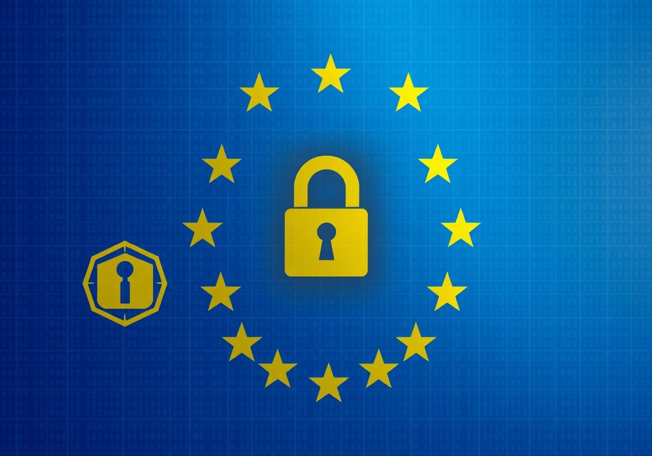Схематичное изображение защиты данных и соответствия GDPR